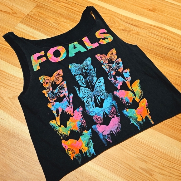 2013 Foals Psychedelic band tour tee - Picture 1 of 4